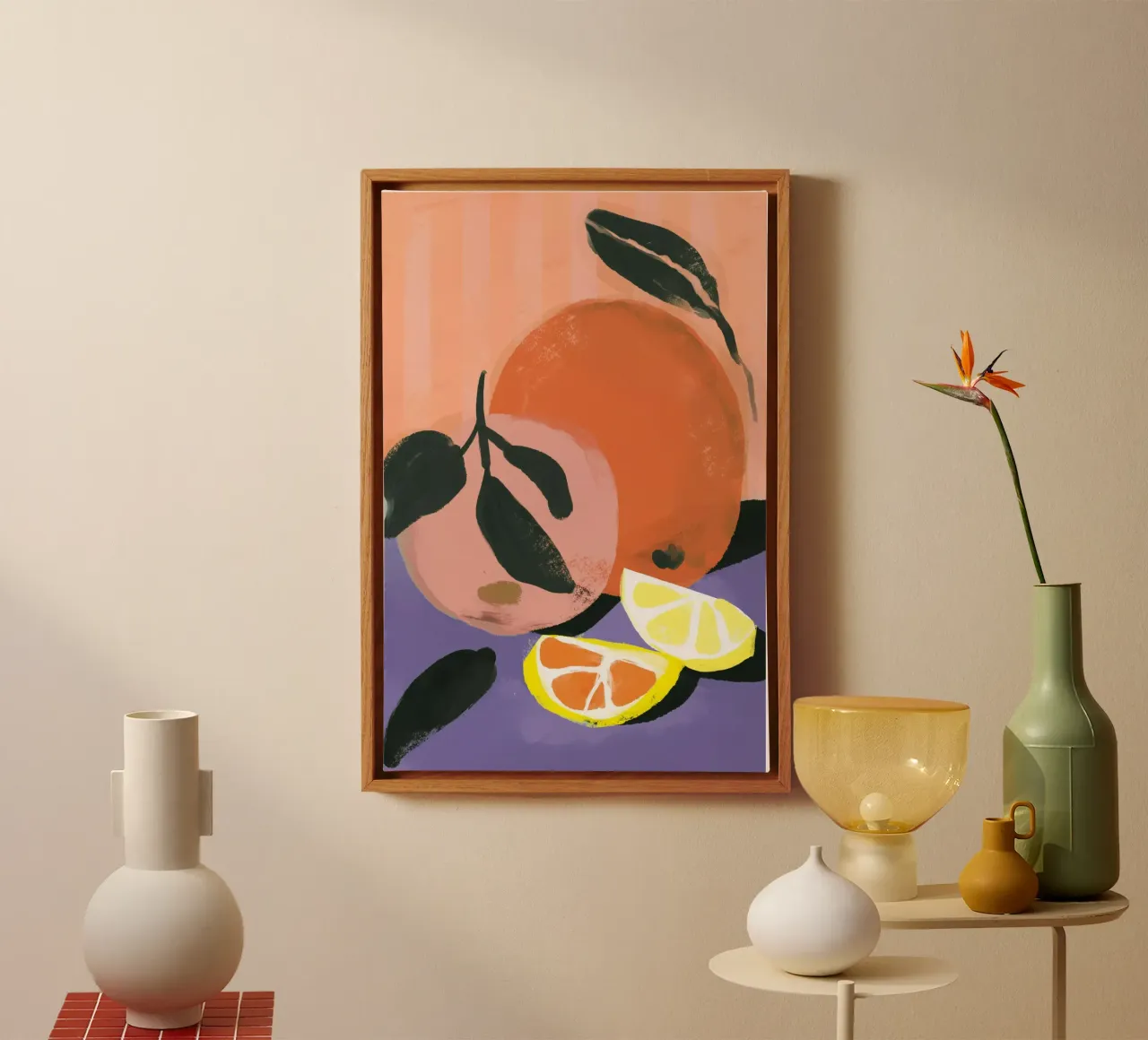 Fruity Summer No 3 Leinwand von treechild