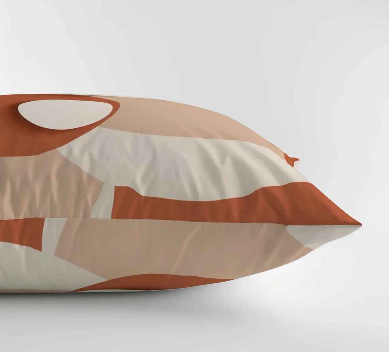 Abstract of Overlapping Circles with White Discs decorative cushion by DesignDoodle