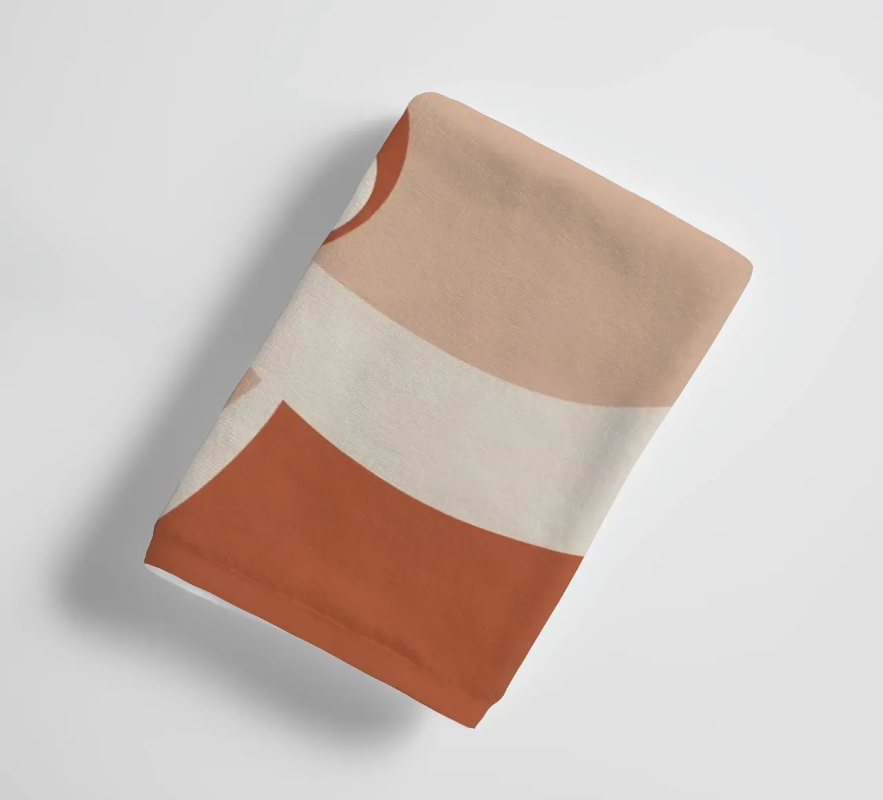 Astratto di cerchi sovrapposti con dischi bianchi asciugamano da bagno da DesignDoodle