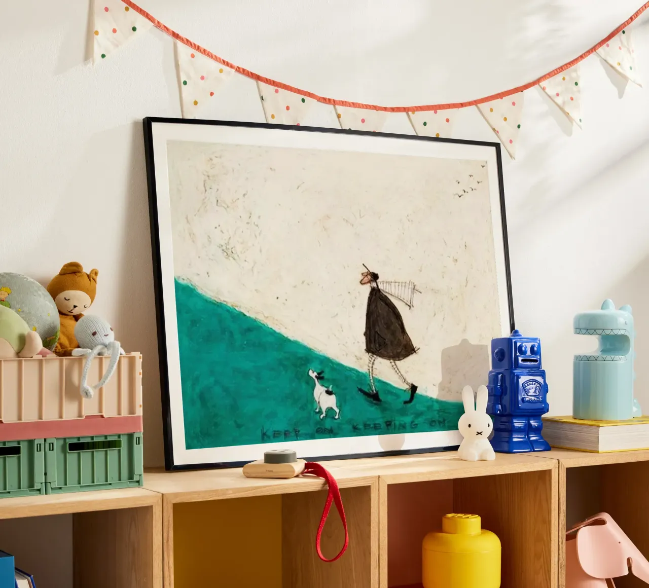 Sam Toft - Continuare a tenere poster con telaio in alluminio da Cummings