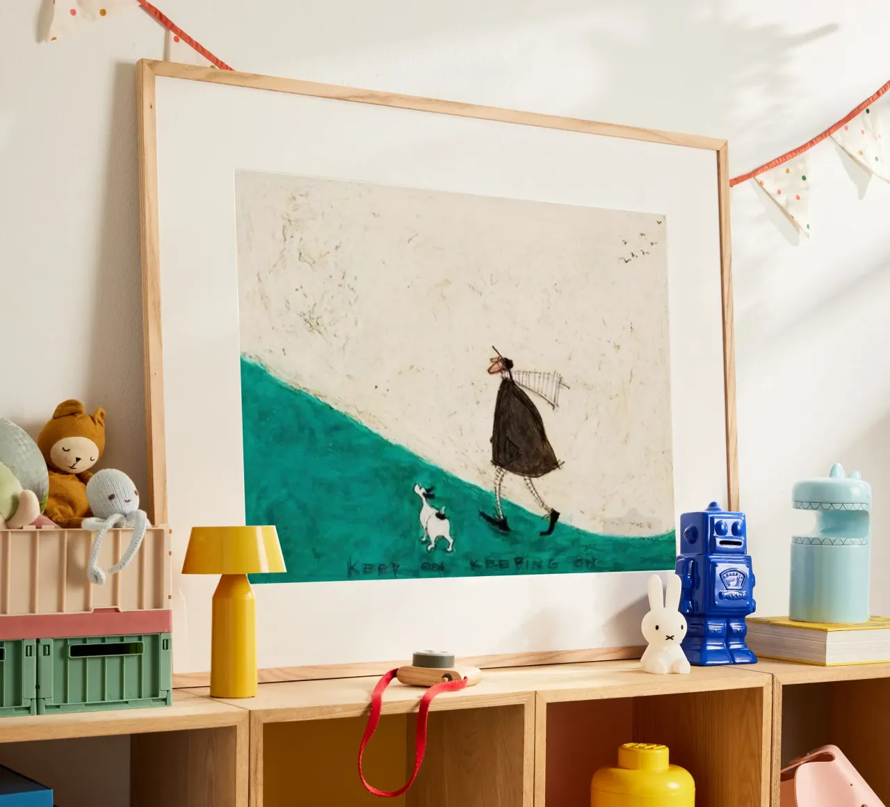 Sam Toft - Continuare a tenere poster con telaio in alluminio da Cummings