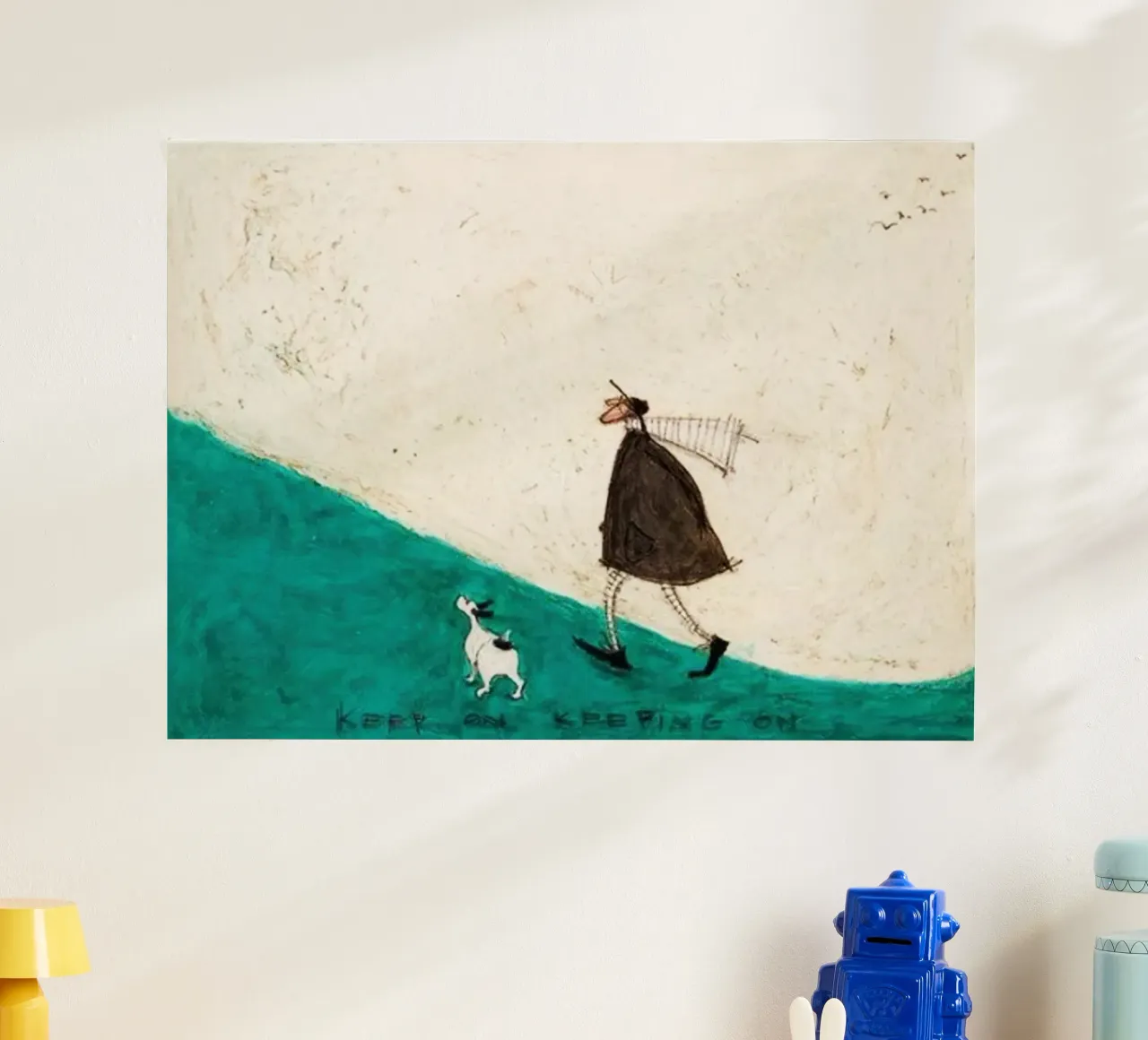 Sam Toft - Continuare a tenere poster con telaio in alluminio da Cummings