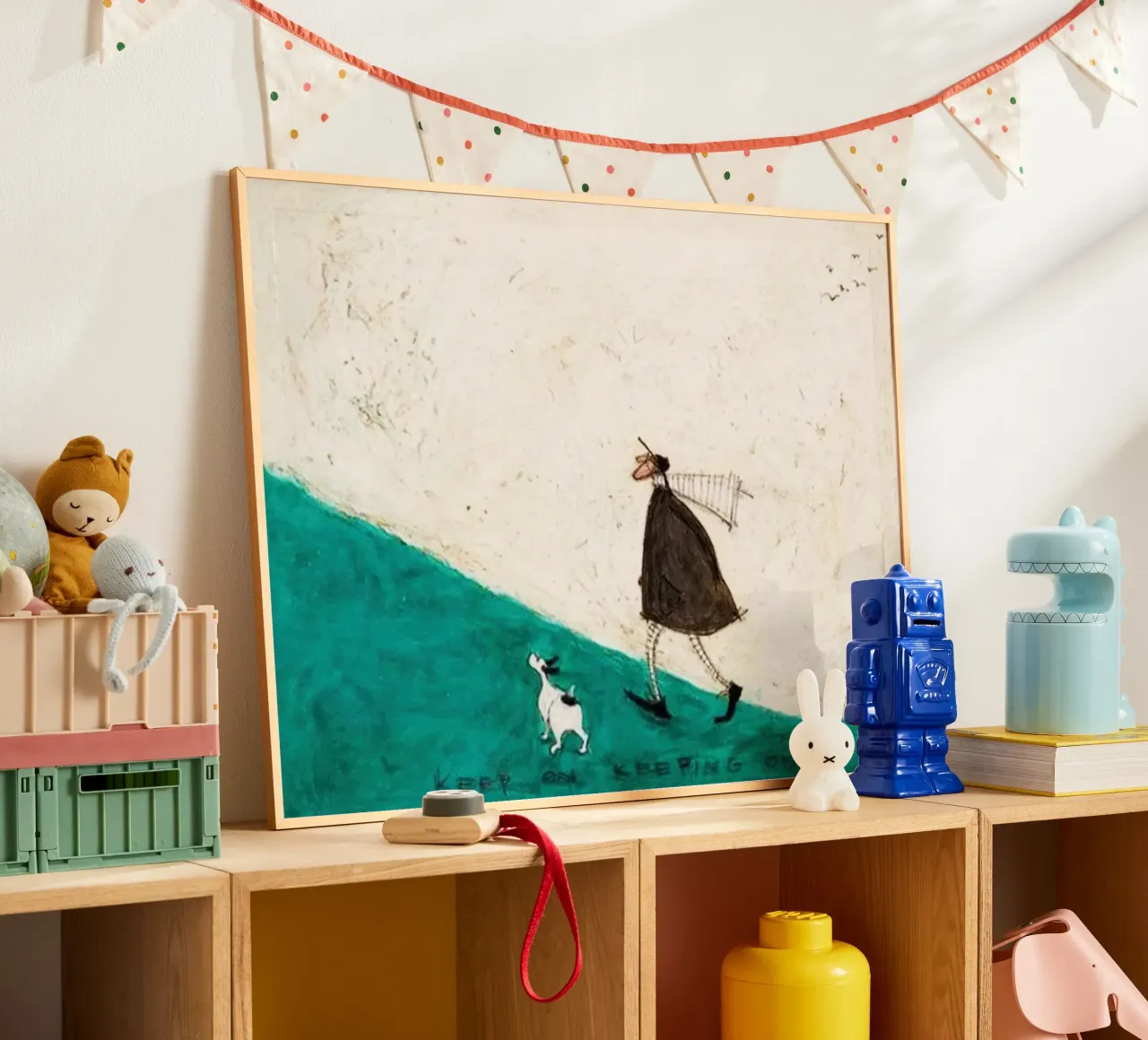 Sam Toft - Continuare a tenere poster con telaio in alluminio da Cummings