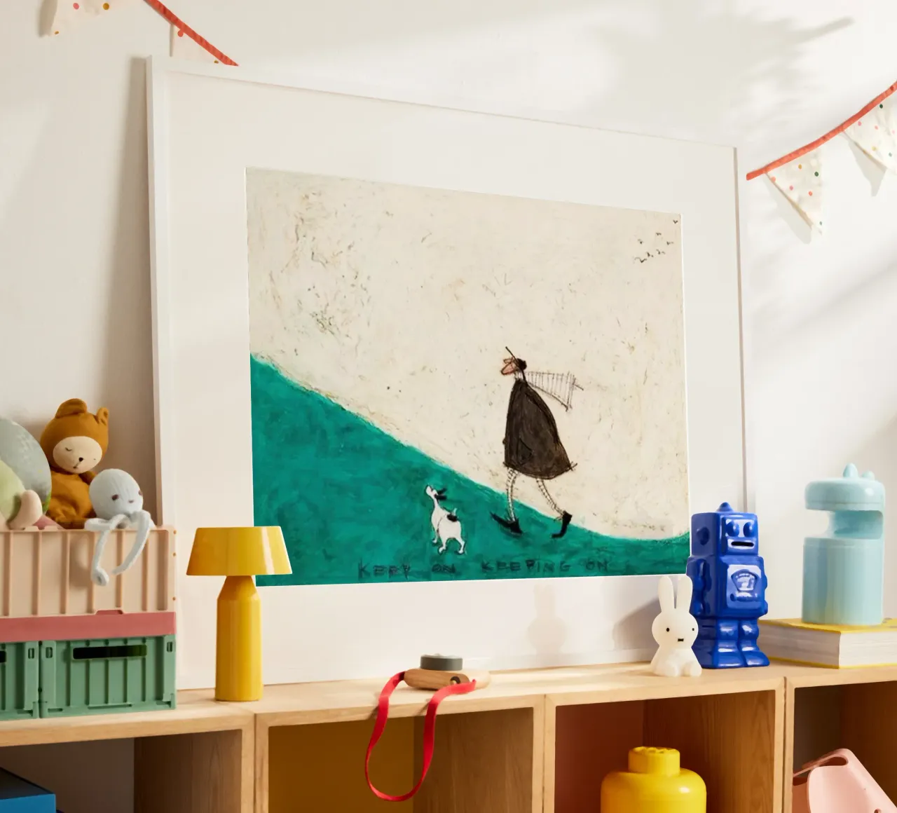 Sam Toft - Continuare a tenere poster con telaio in alluminio da Cummings