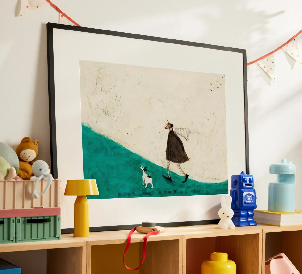 Sam Toft - Continuare a tenere poster con telaio in alluminio da Cummings