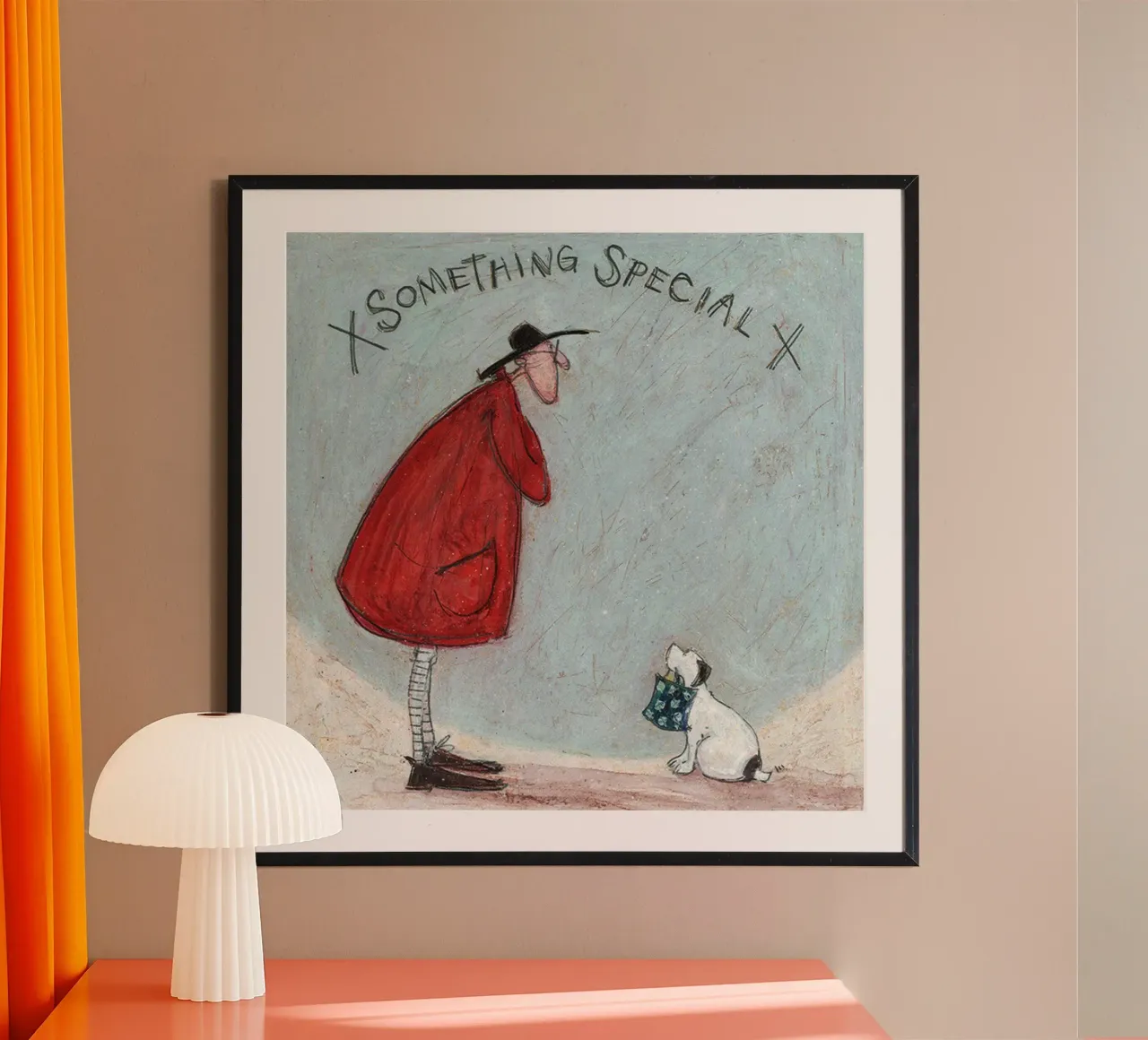Sam Toft - Qualcosa di speciale poster con telaio in alluminio da Cummings