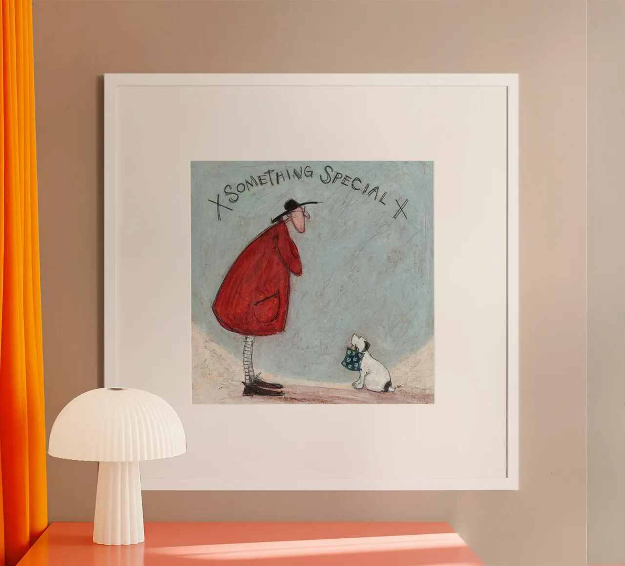 Sam Toft - Qualcosa di speciale poster con telaio in alluminio da Cummings
