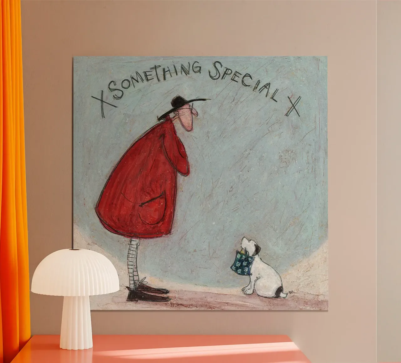 Sam Toft - Qualcosa di speciale poster con telaio in alluminio da Cummings