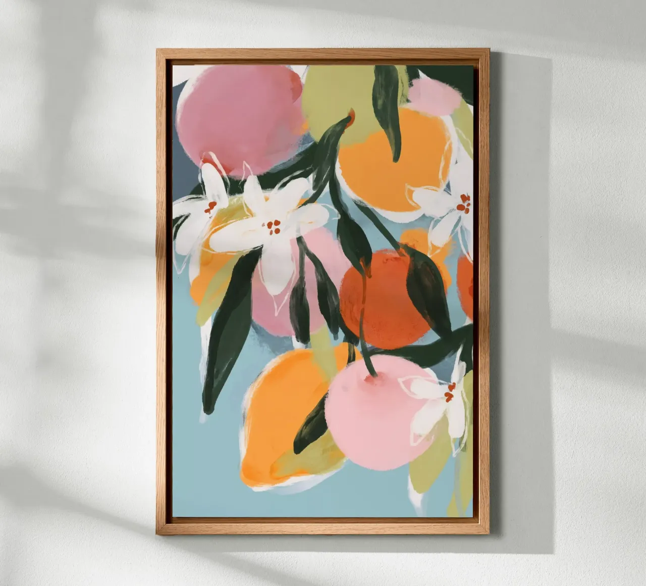 Fruity Summer No 4 tela con Cornice a cassetta da treechild