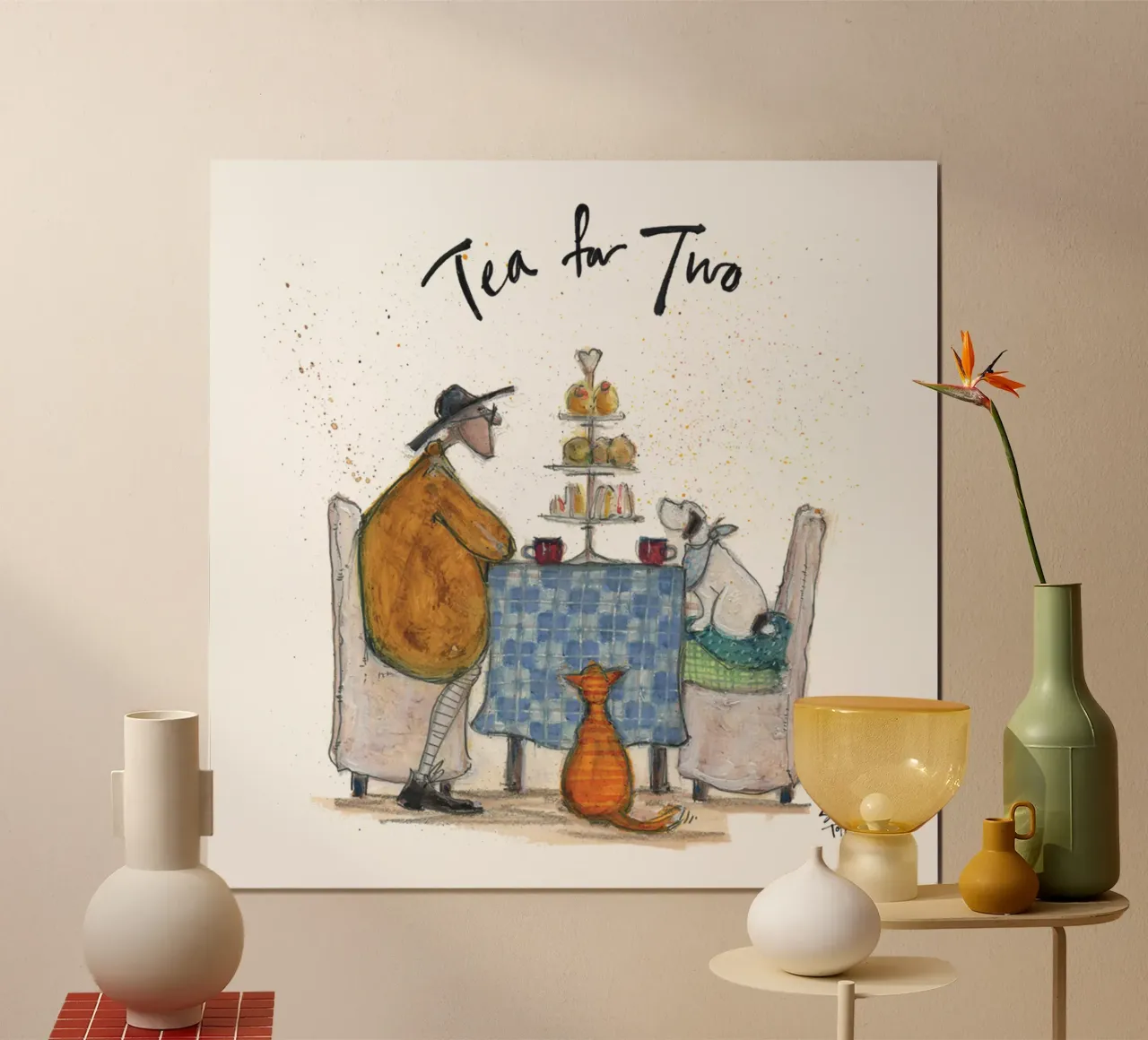 tè sam toft per due persone poster con telaio in plastica da Cummings