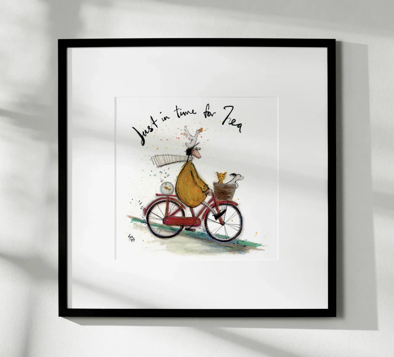 sam toft appena arrivato poster con telaio in legno da Cummings