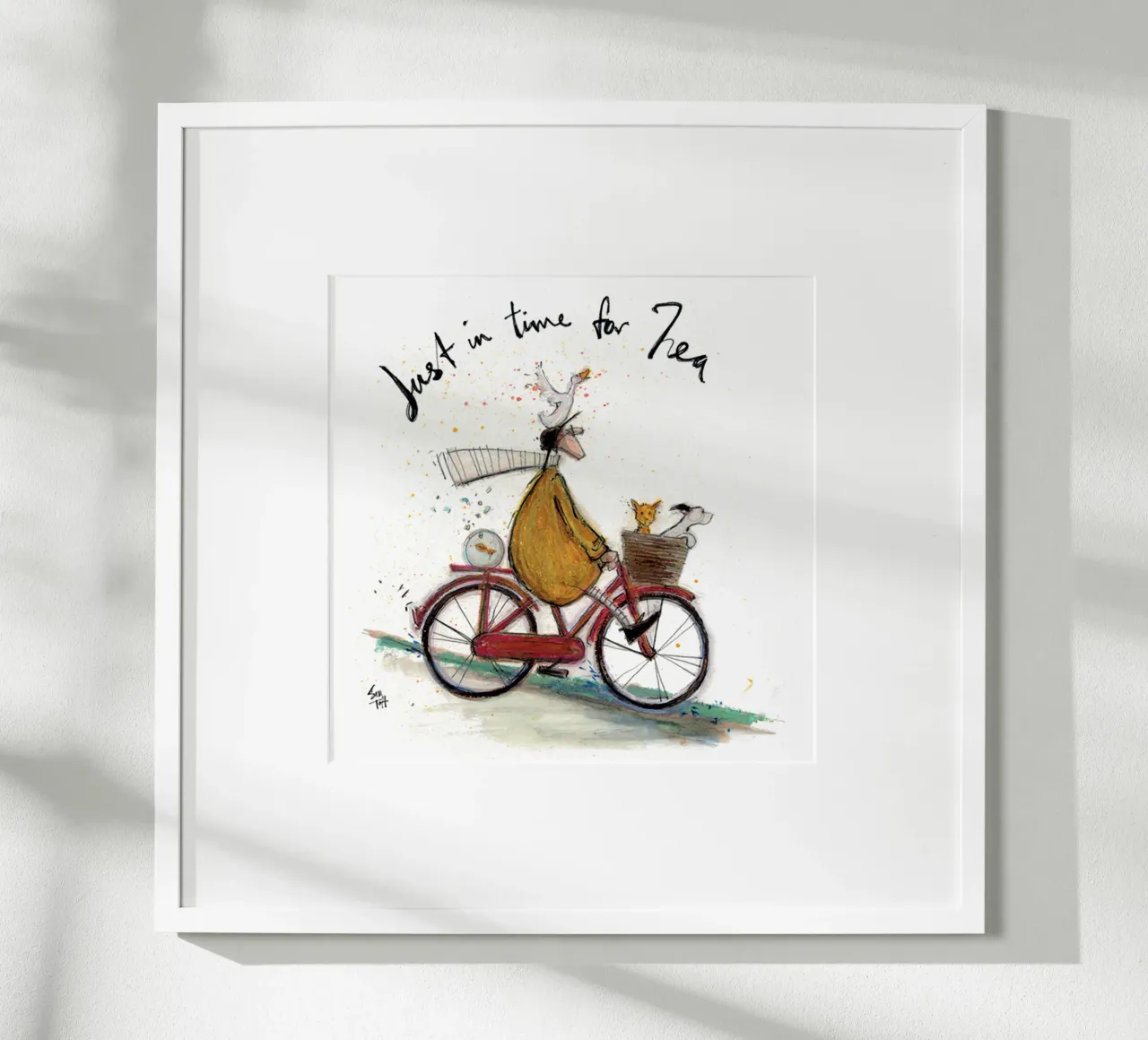 sam toft appena arrivato poster con telaio in legno da Cummings