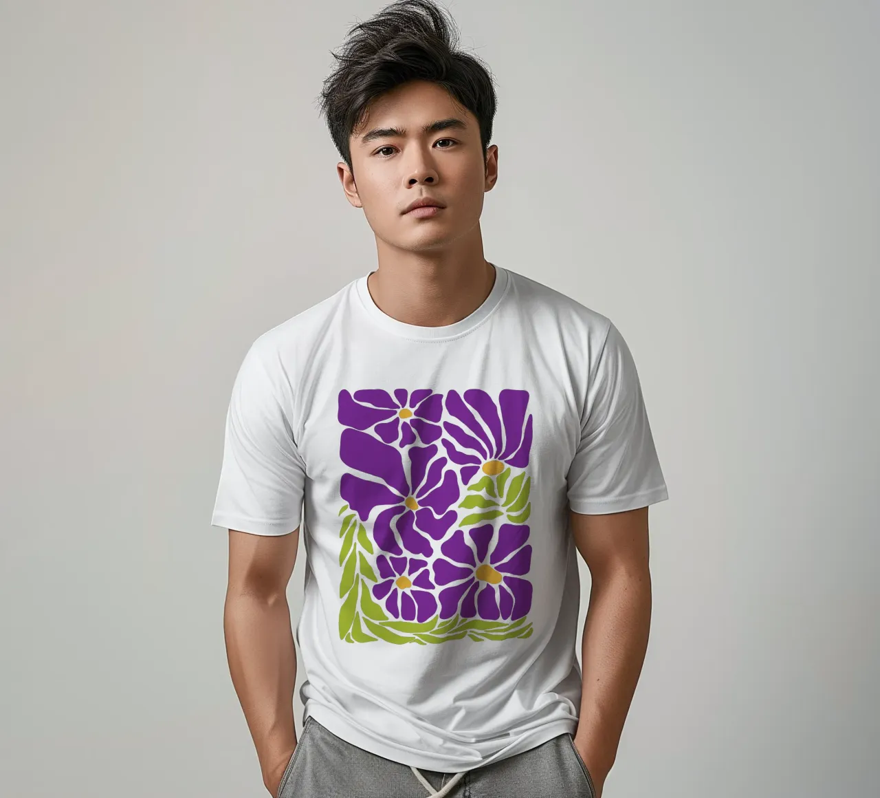 Spring violet paradise t-shirt da TijanaArtStudio88