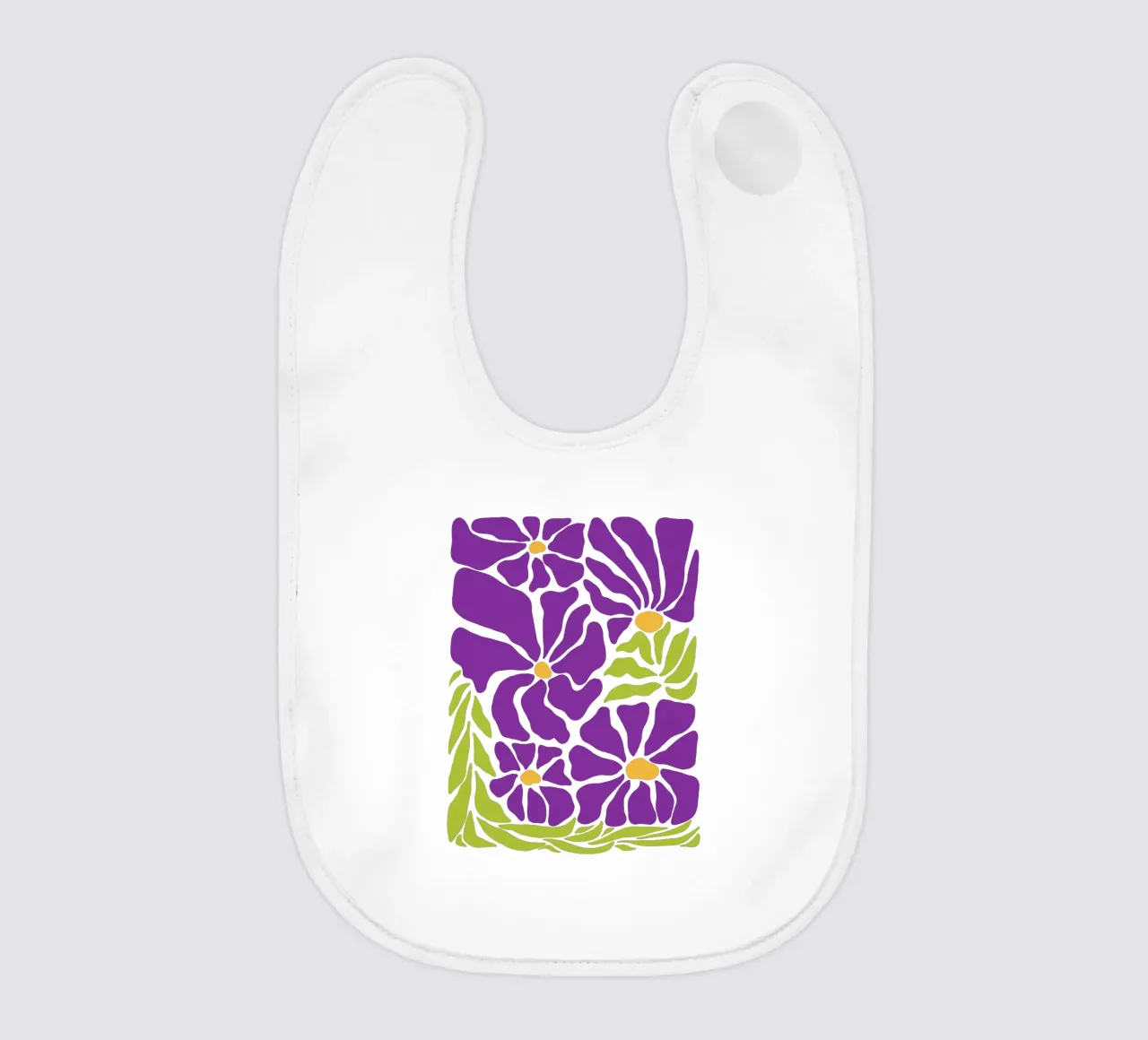 Spring violet paradise bavaglino da TijanaArtStudio88