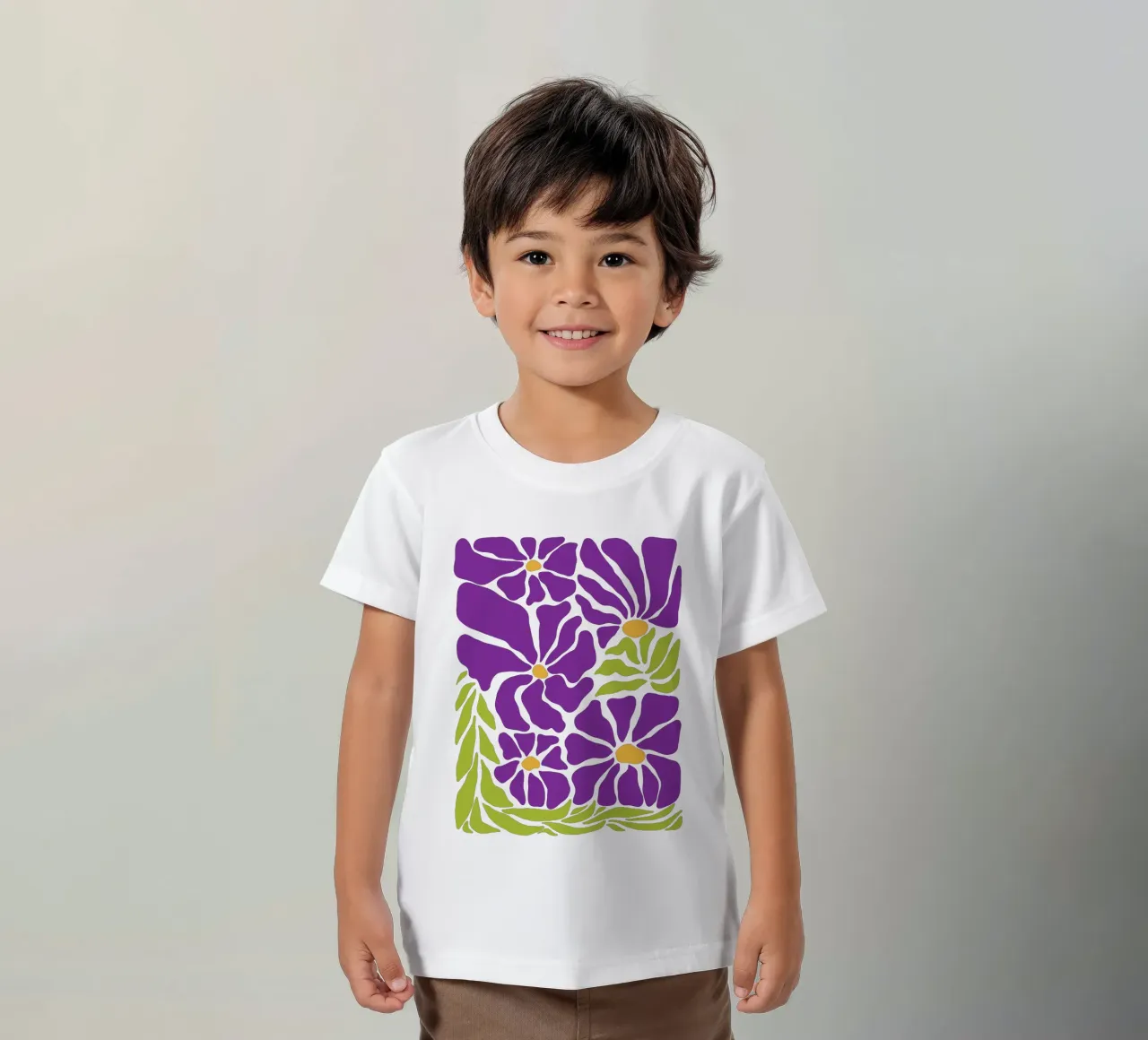 Spring violet paradise t-shirt bambini da TijanaArtStudio88
