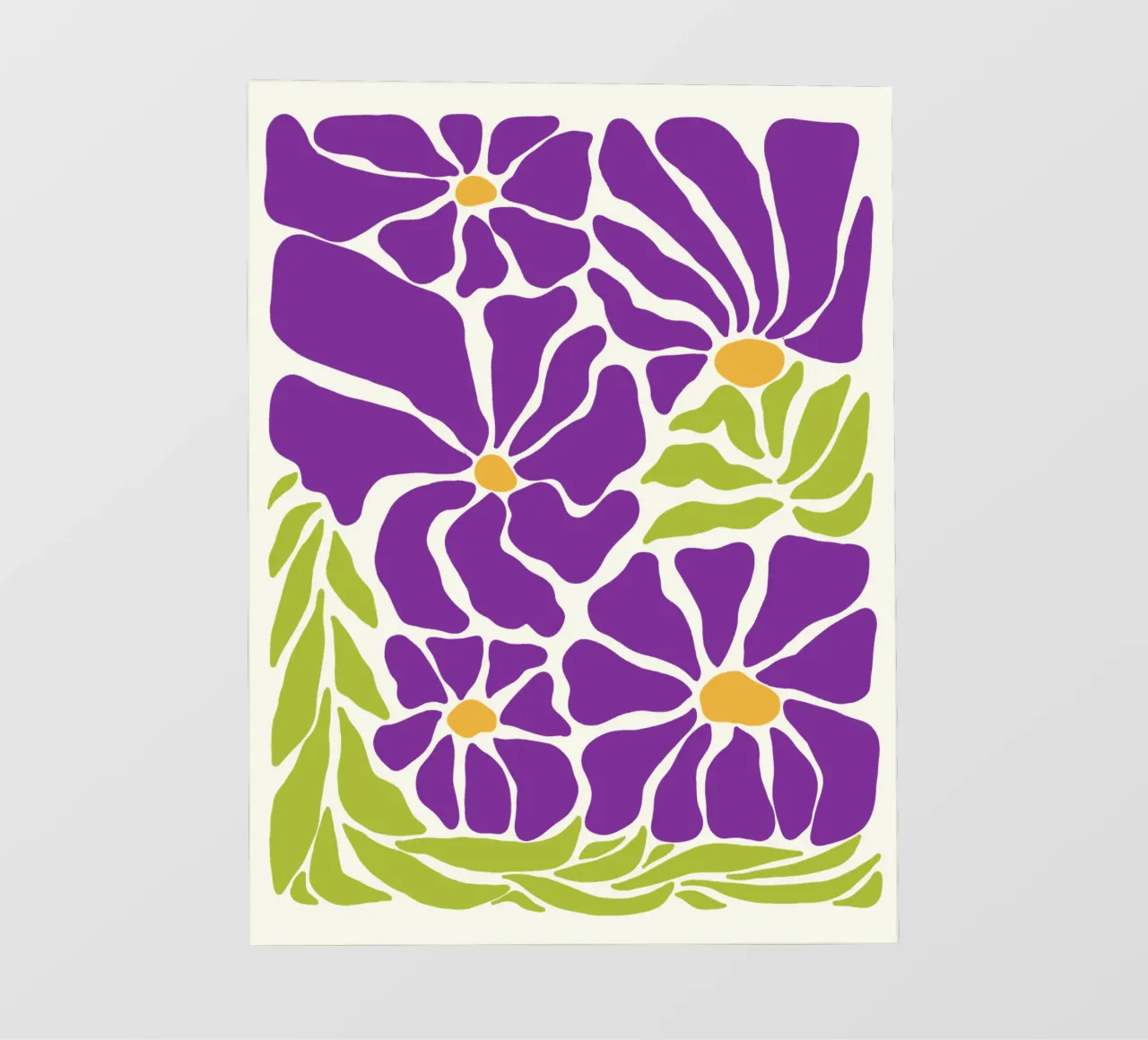 Spring violet paradise telo in pvc da TijanaArtStudio88