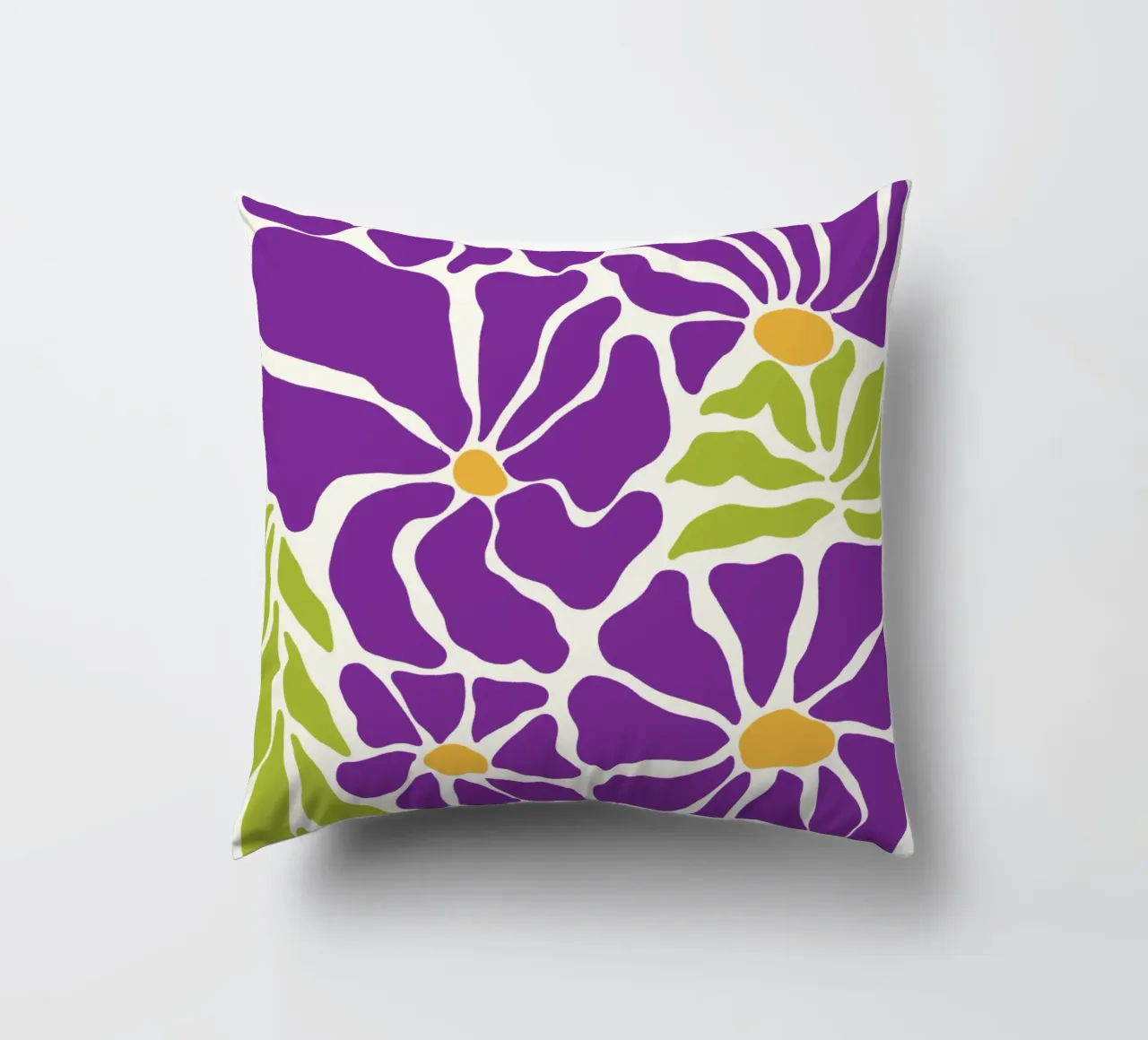 Spring violet paradise cuscino da TijanaArtStudio88