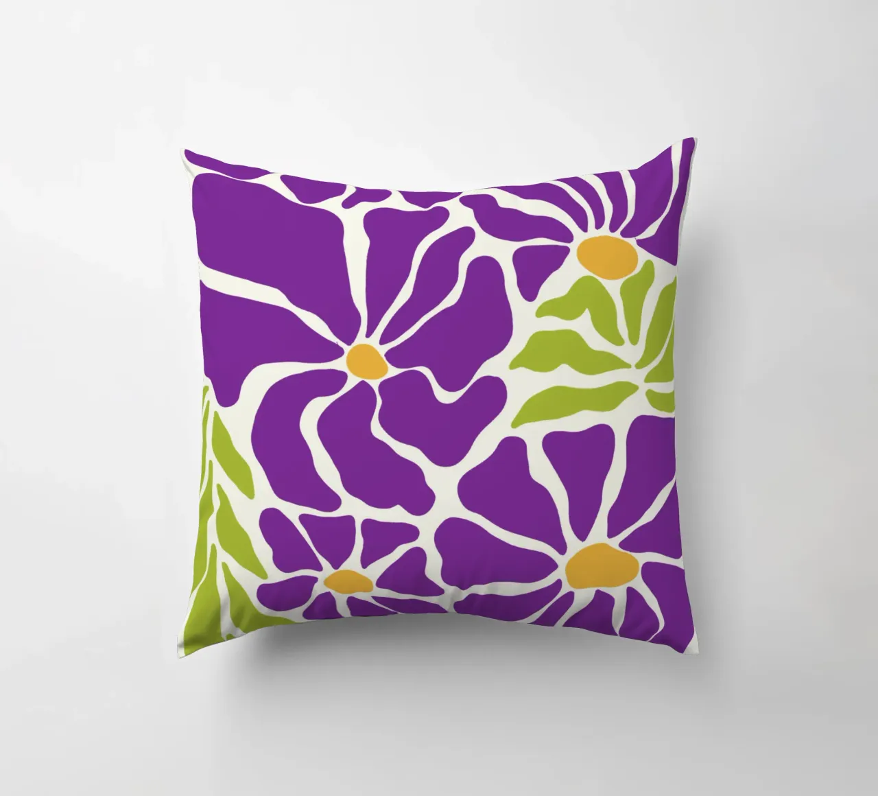 Spring violet paradise cuscino da TijanaArtStudio88