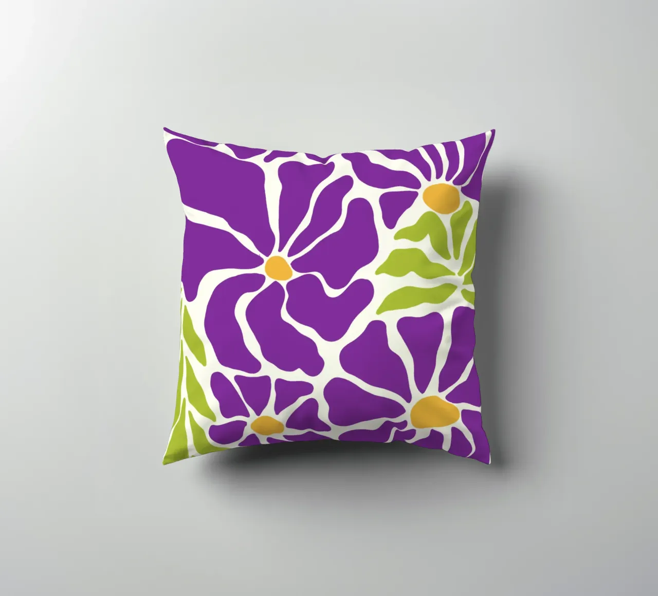 Spring violet paradise cuscino da TijanaArtStudio88