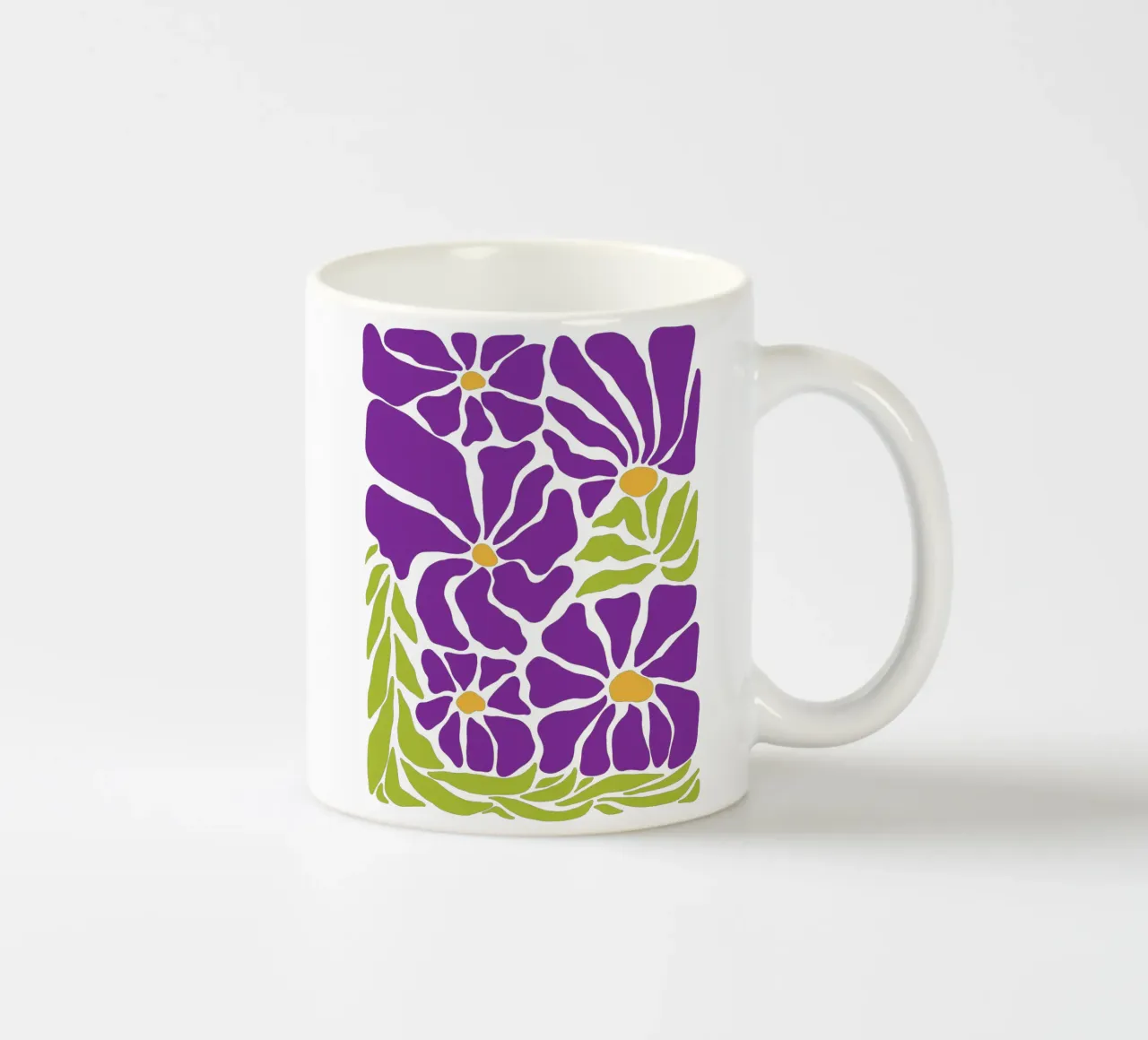 Spring violet paradise tazza in ceramica da TijanaArtStudio88