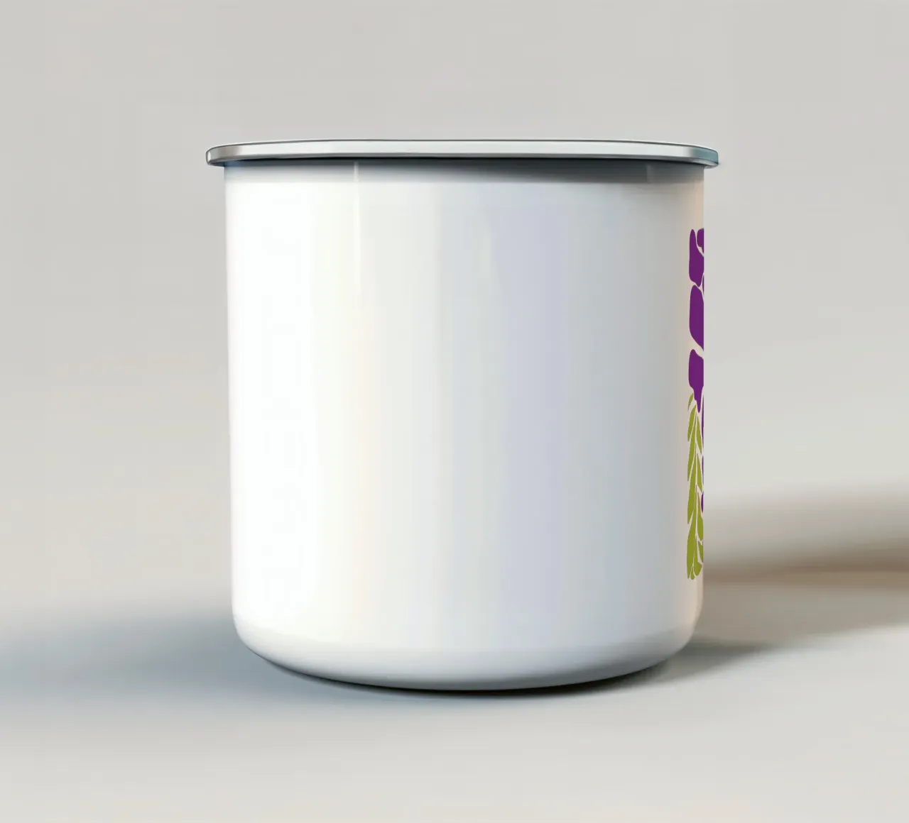 Spring violet paradise tazza in smalto da TijanaArtStudio88