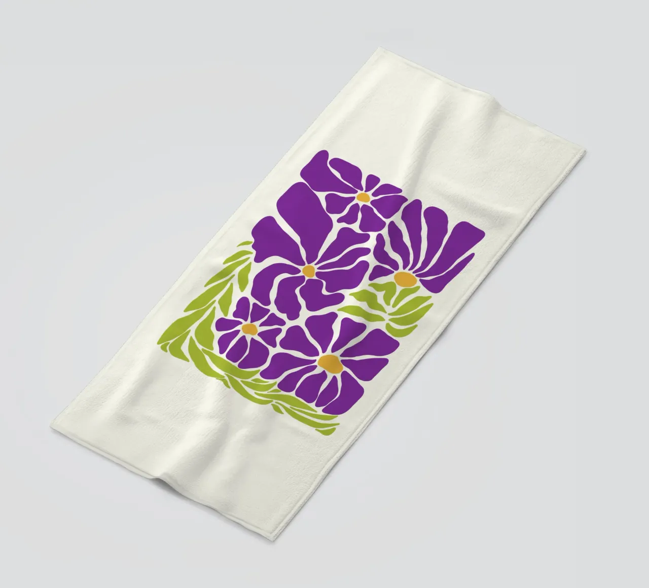 Spring violet paradise telo mare da TijanaArtStudio88