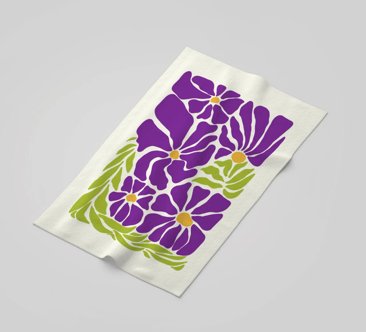 Spring violet paradise telo mare da TijanaArtStudio88