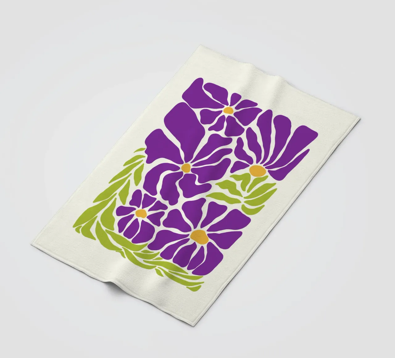 Spring violet paradise coperta in pile da TijanaArtStudio88