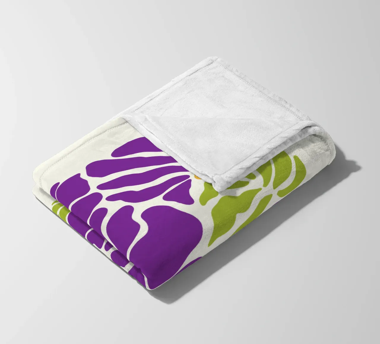 Spring violet paradise coperta in pile da TijanaArtStudio88