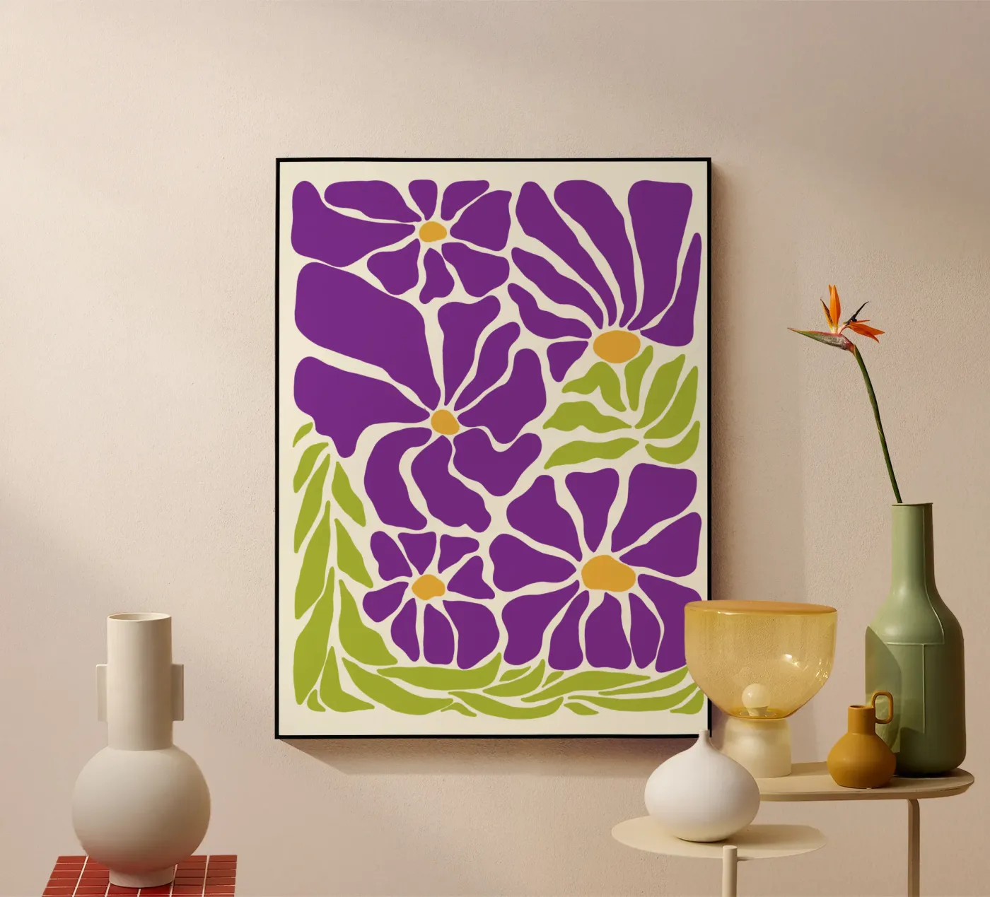 Spring violet paradise plexiglass da TijanaArtStudio88