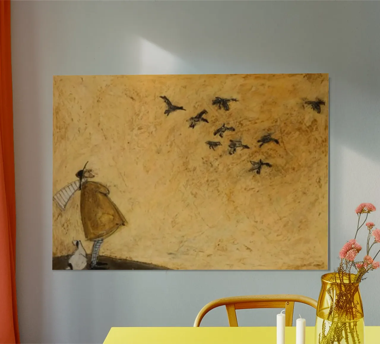 Wishing on a Duck di Sam Toft poster con telaio in plastica da Cummings