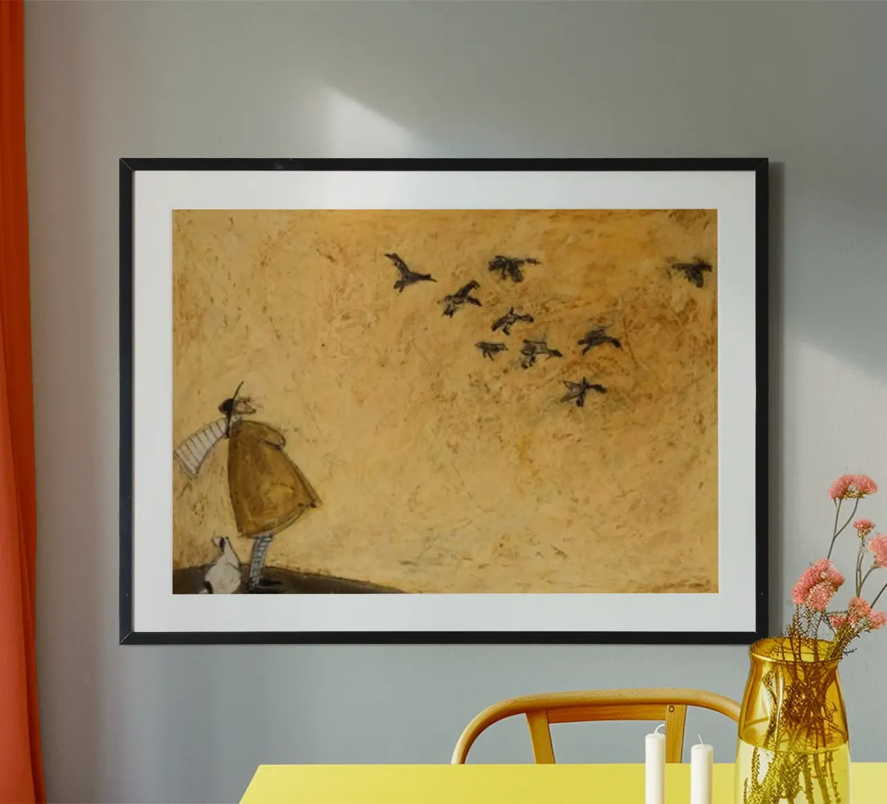 Wishing on a Duck di Sam Toft poster con telaio in plastica da Cummings
