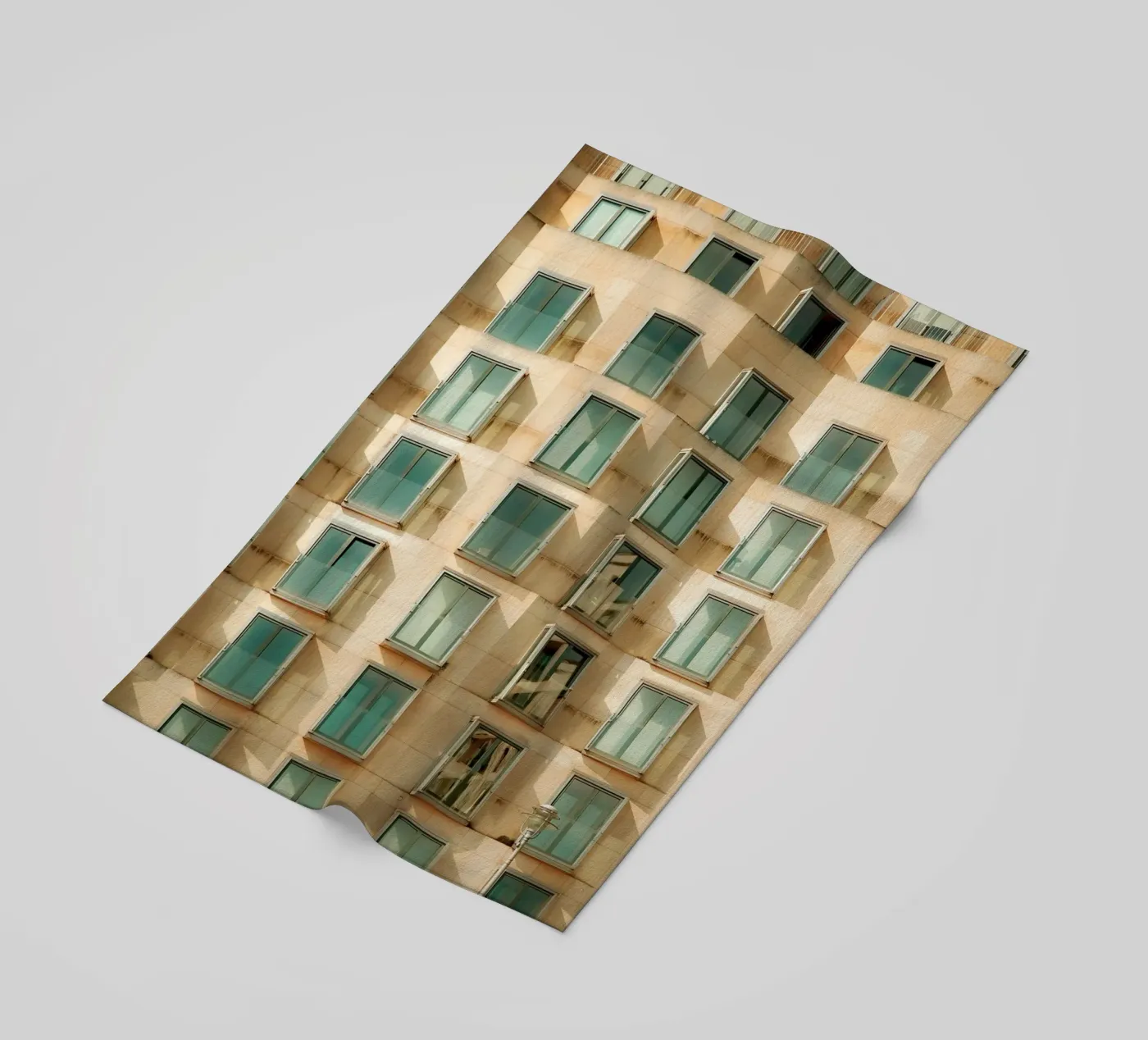 Facade Geometry beach towel by Thilo Grøsch