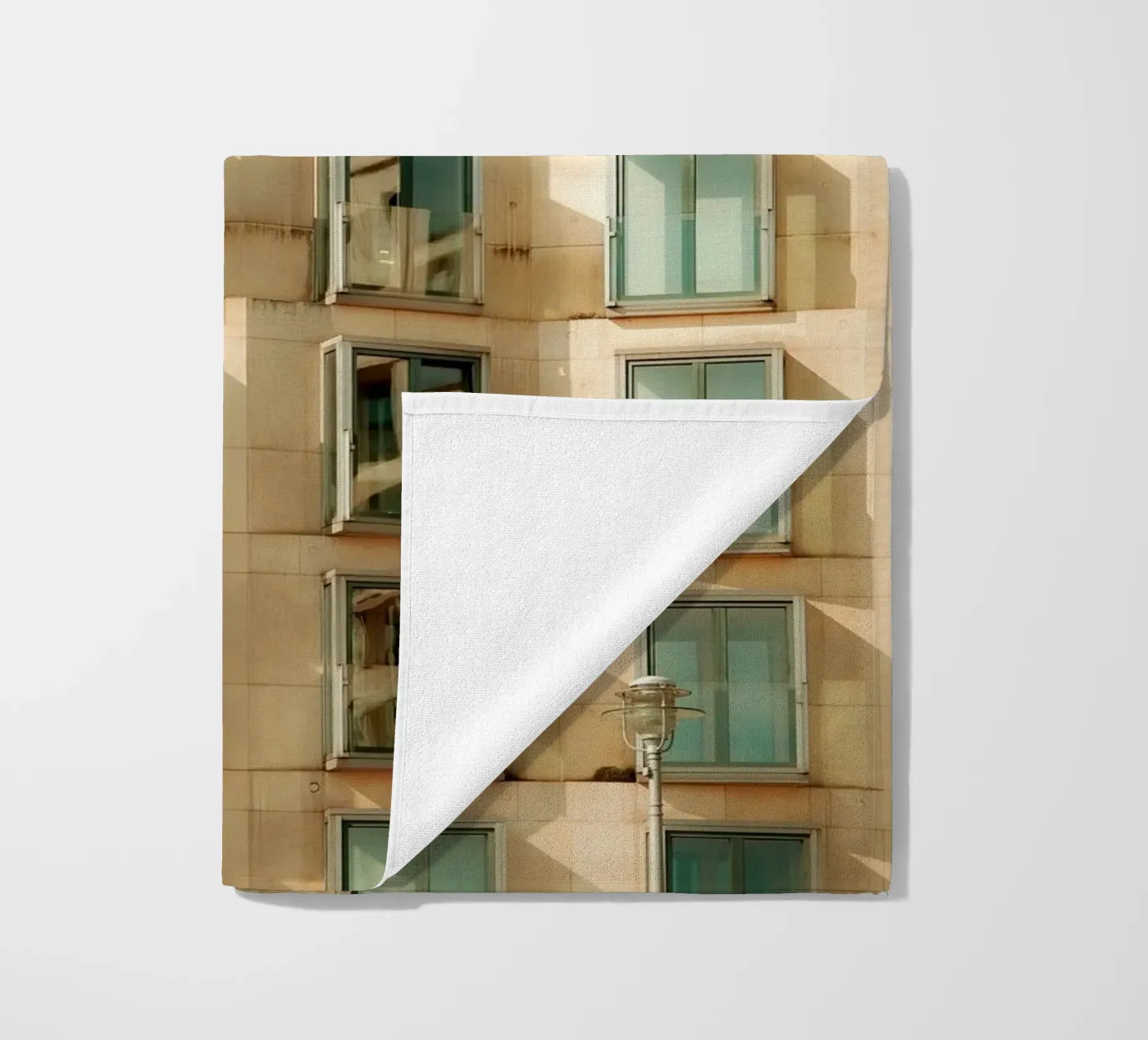Facade Geometry beach towel by Thilo Grøsch