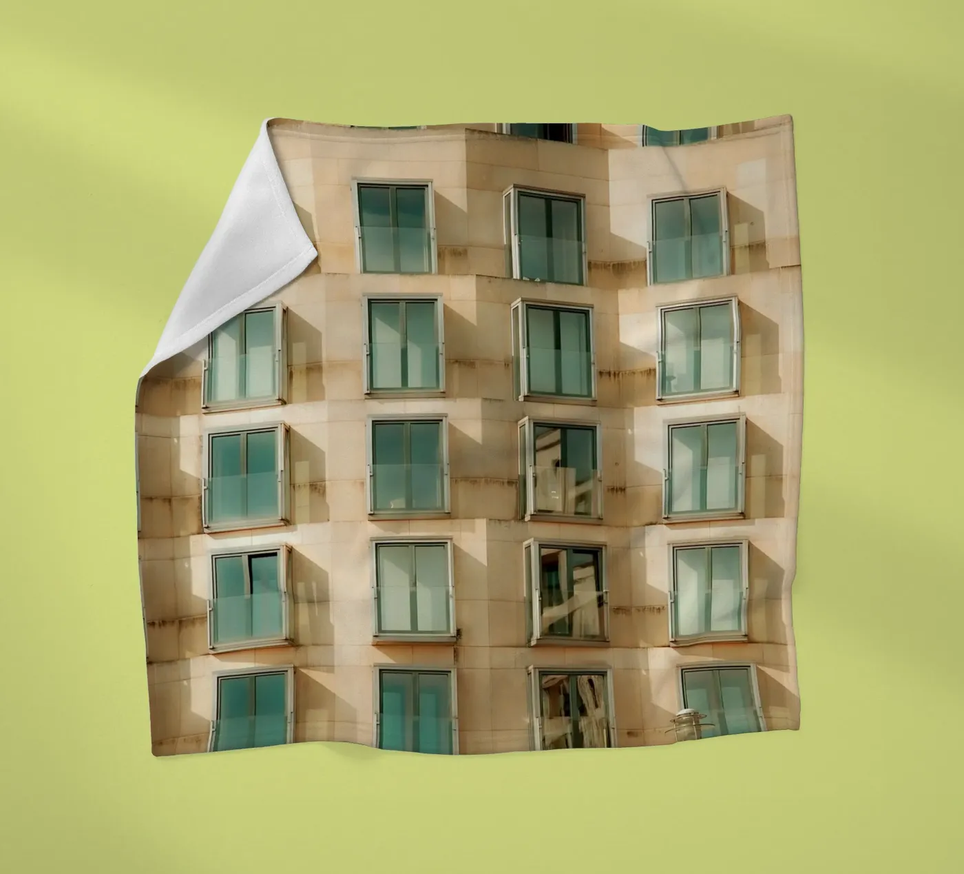 Facade Geometry fleecedeken van Thilo Grøsch
