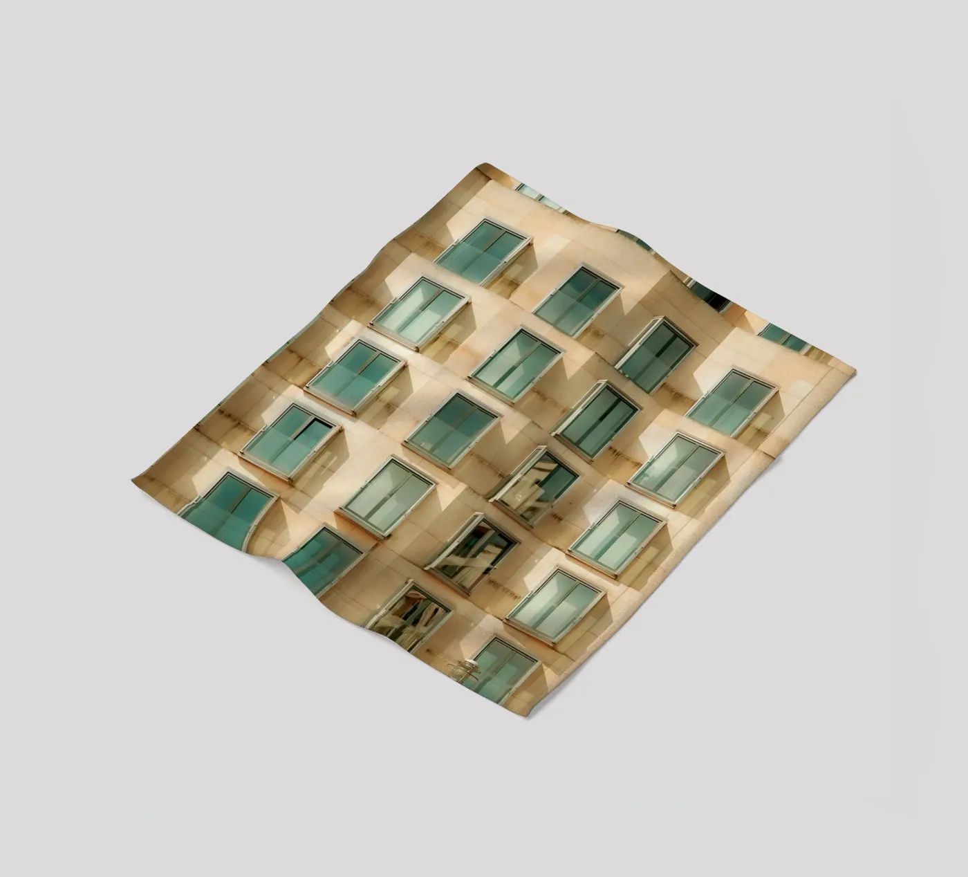 Facade Geometry fleecedeken van Thilo Grøsch