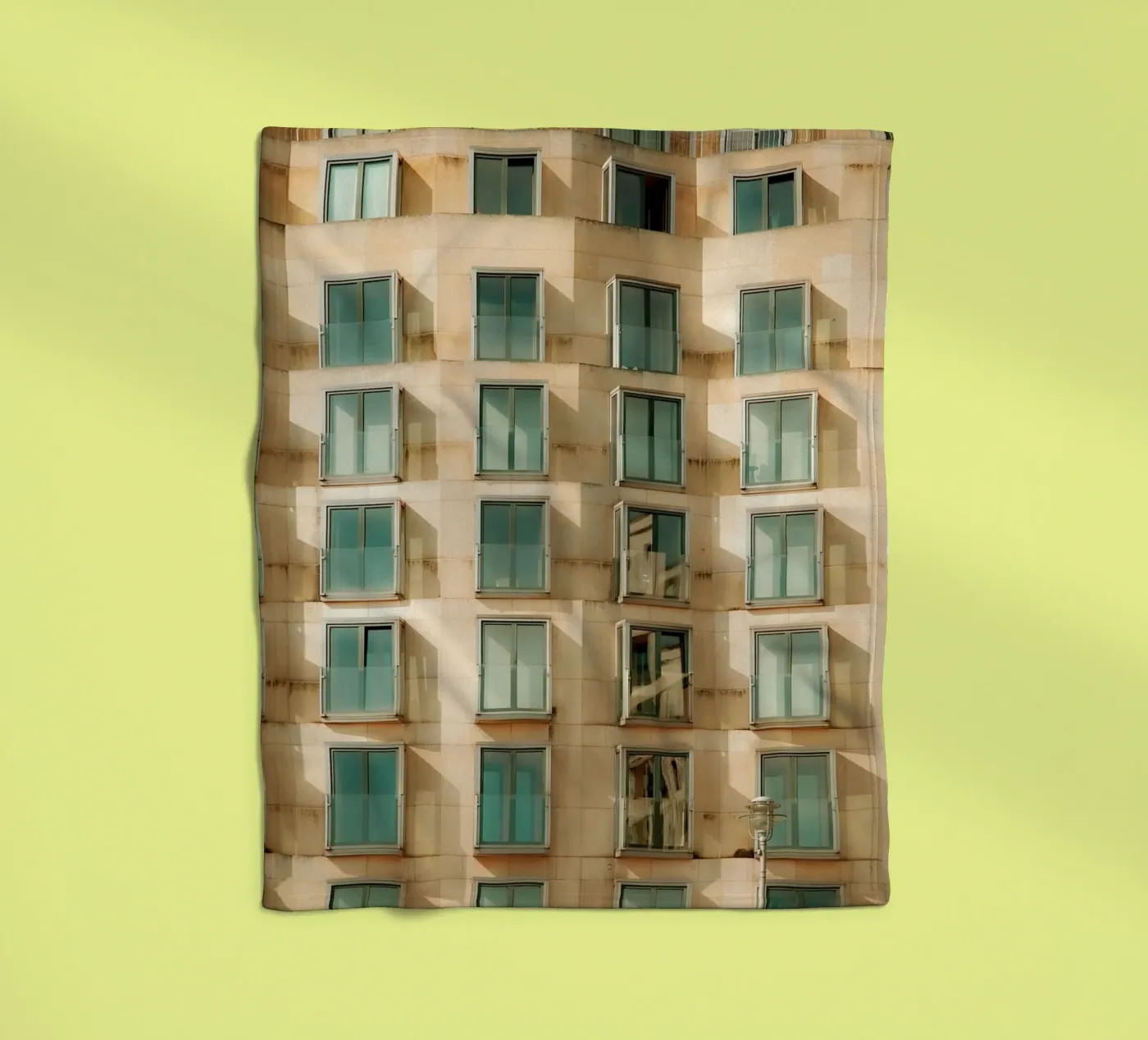 Facade Geometry fleecedeken van Thilo Grøsch