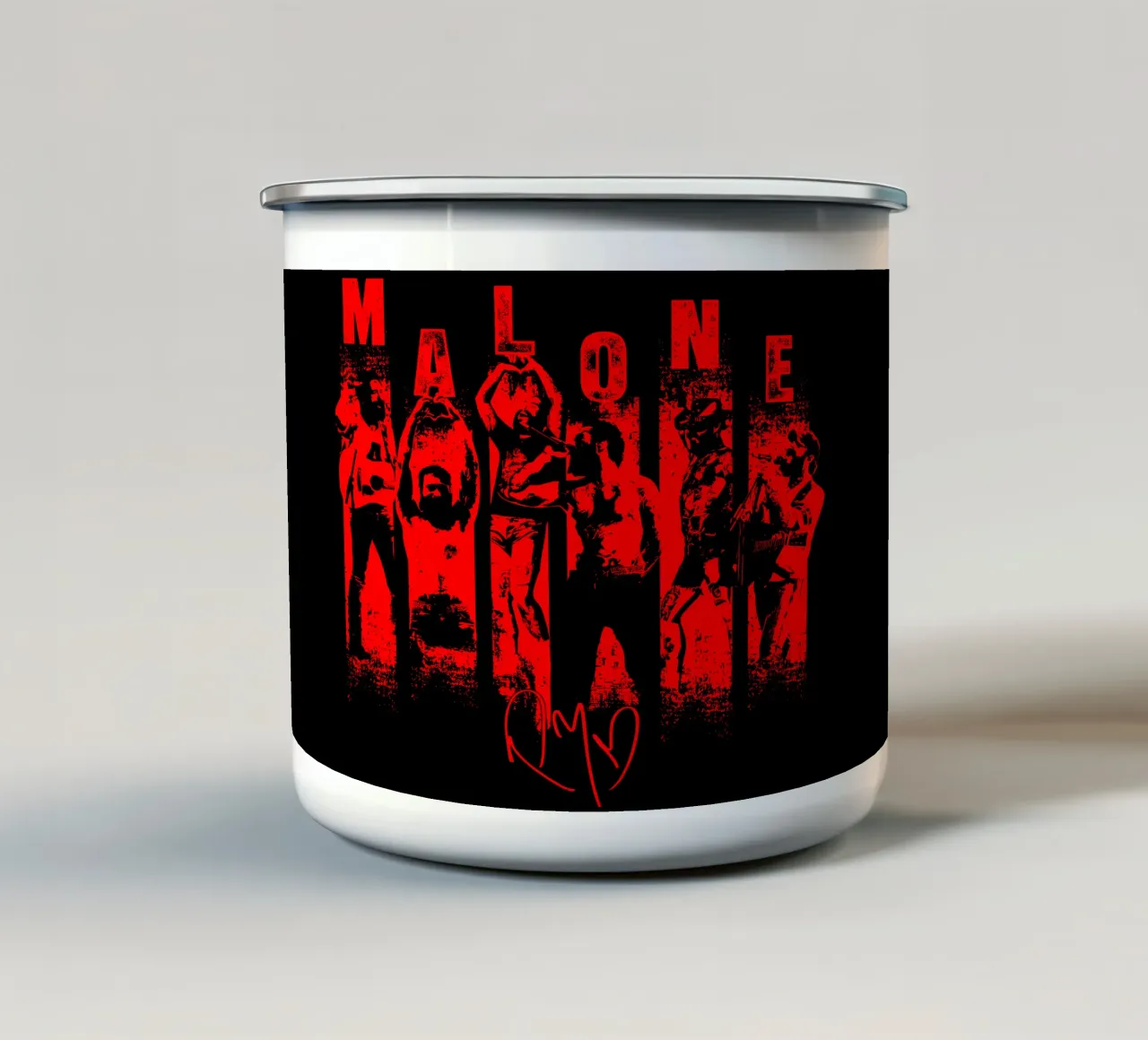 Maglietta Malone Essential tazza in smalto da igoshdesigns