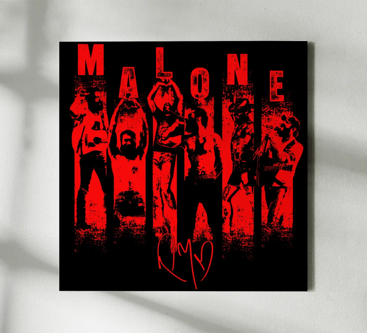 The Malone Essential T-Shirt canvas with Floater frame by igoshdesigns