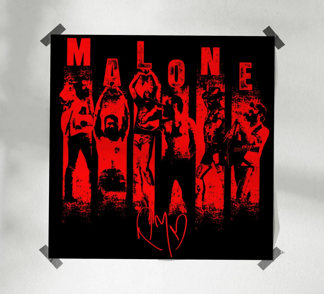 Maglietta Malone Essential poster da igoshdesigns
