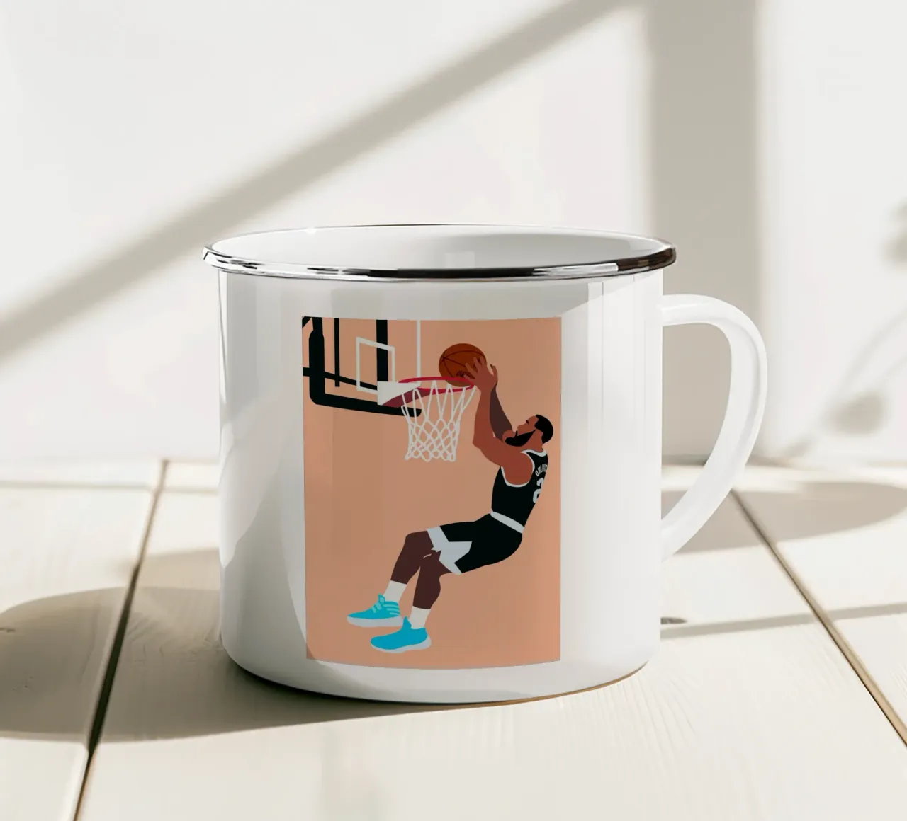 Pallacanestro tazza in smalto da Stellar Creative