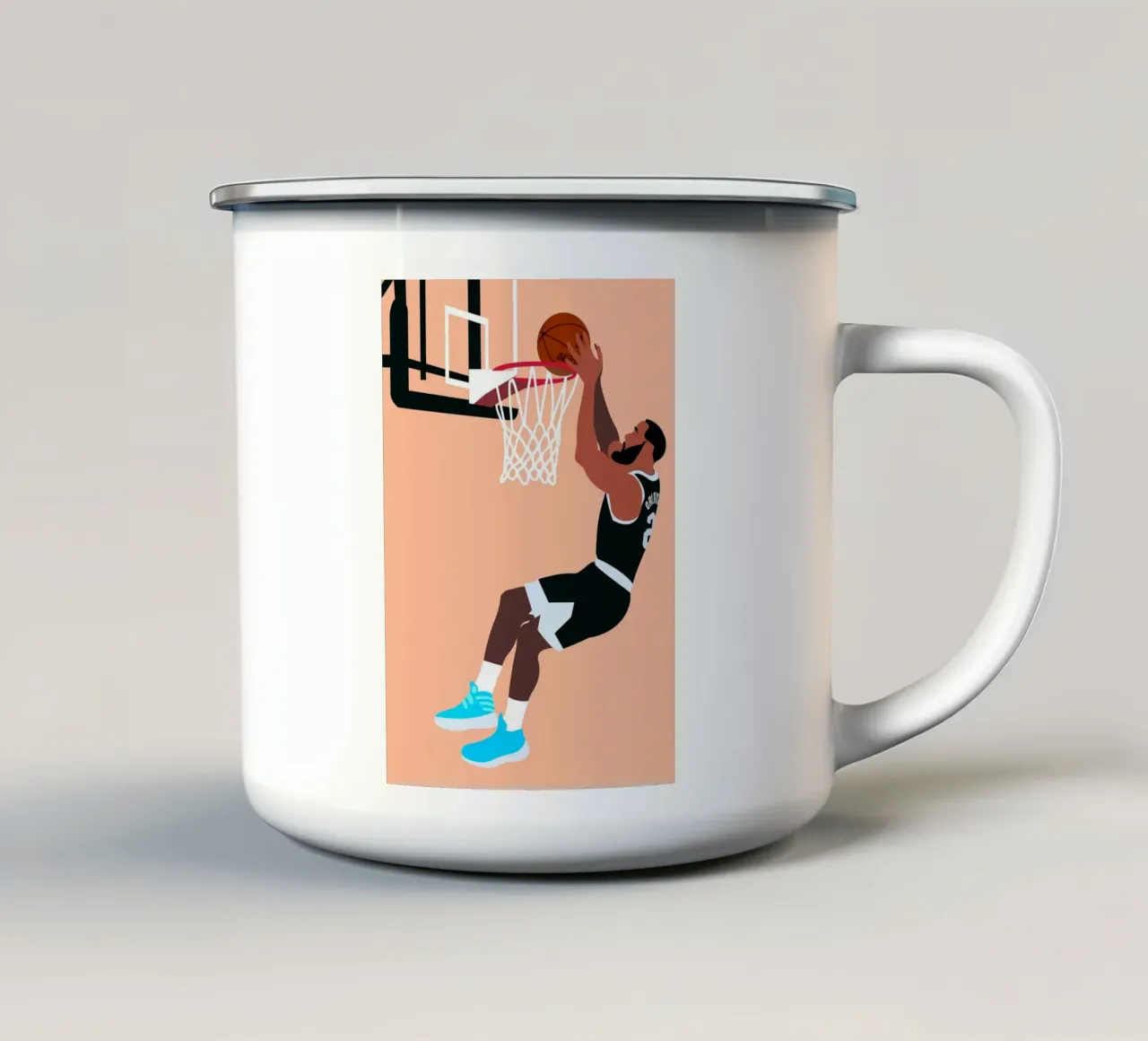 Pallacanestro tazza in smalto da Stellar Creative