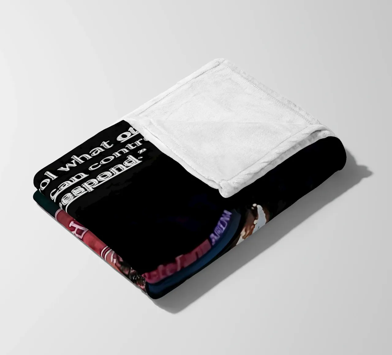 You çant control what others think of you, coperta in pile da Type & Tape