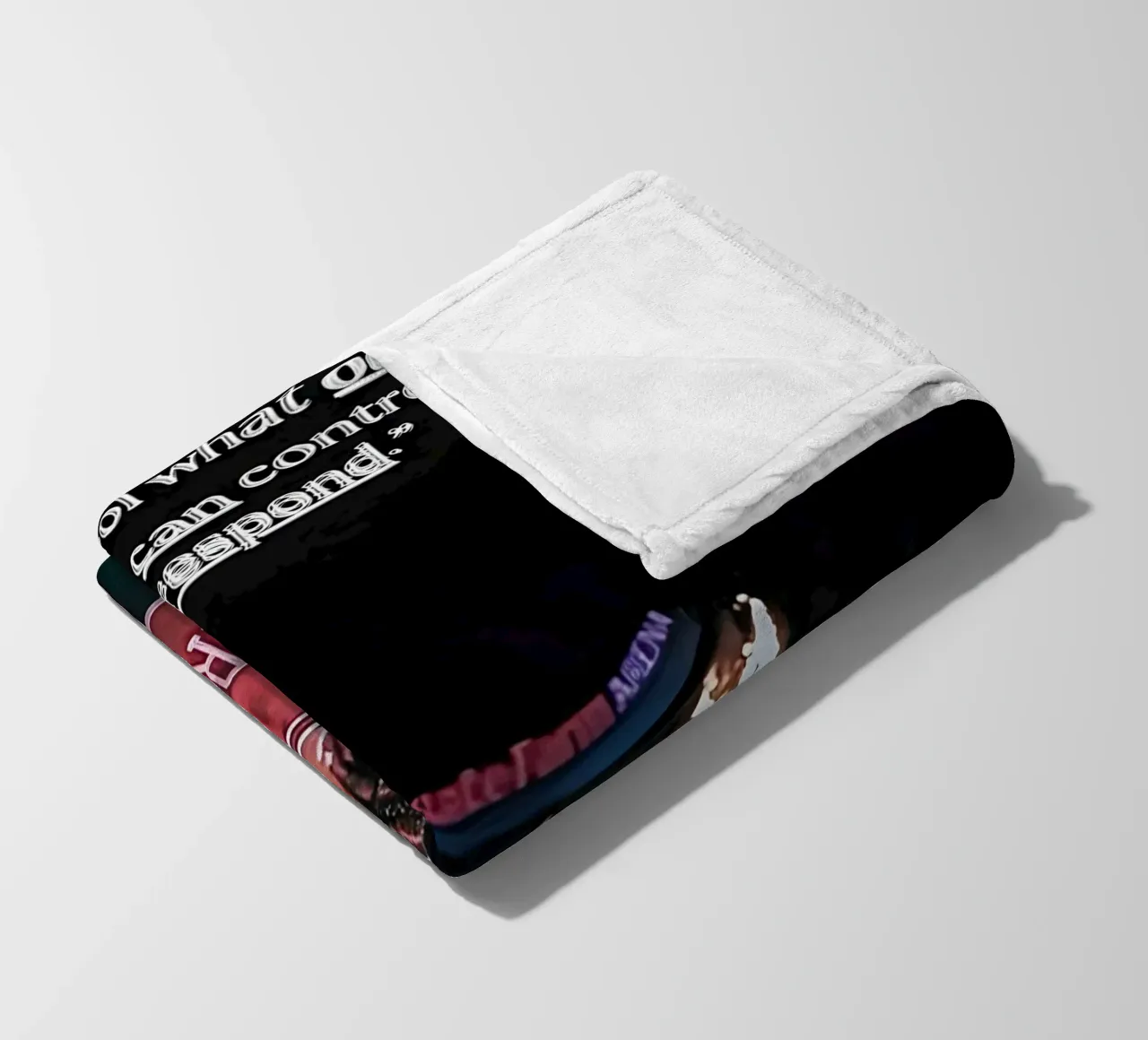You çant control what others think of you, coperta in pile da Type & Tape