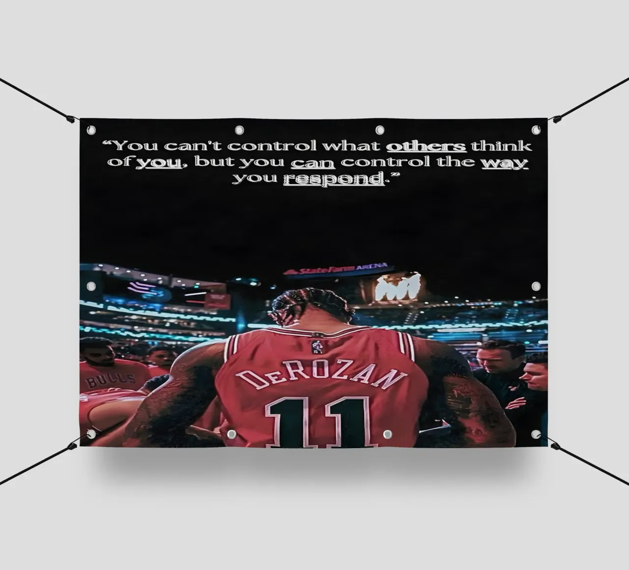 You çant control what others think of you, telo in pvc da Type & Tape