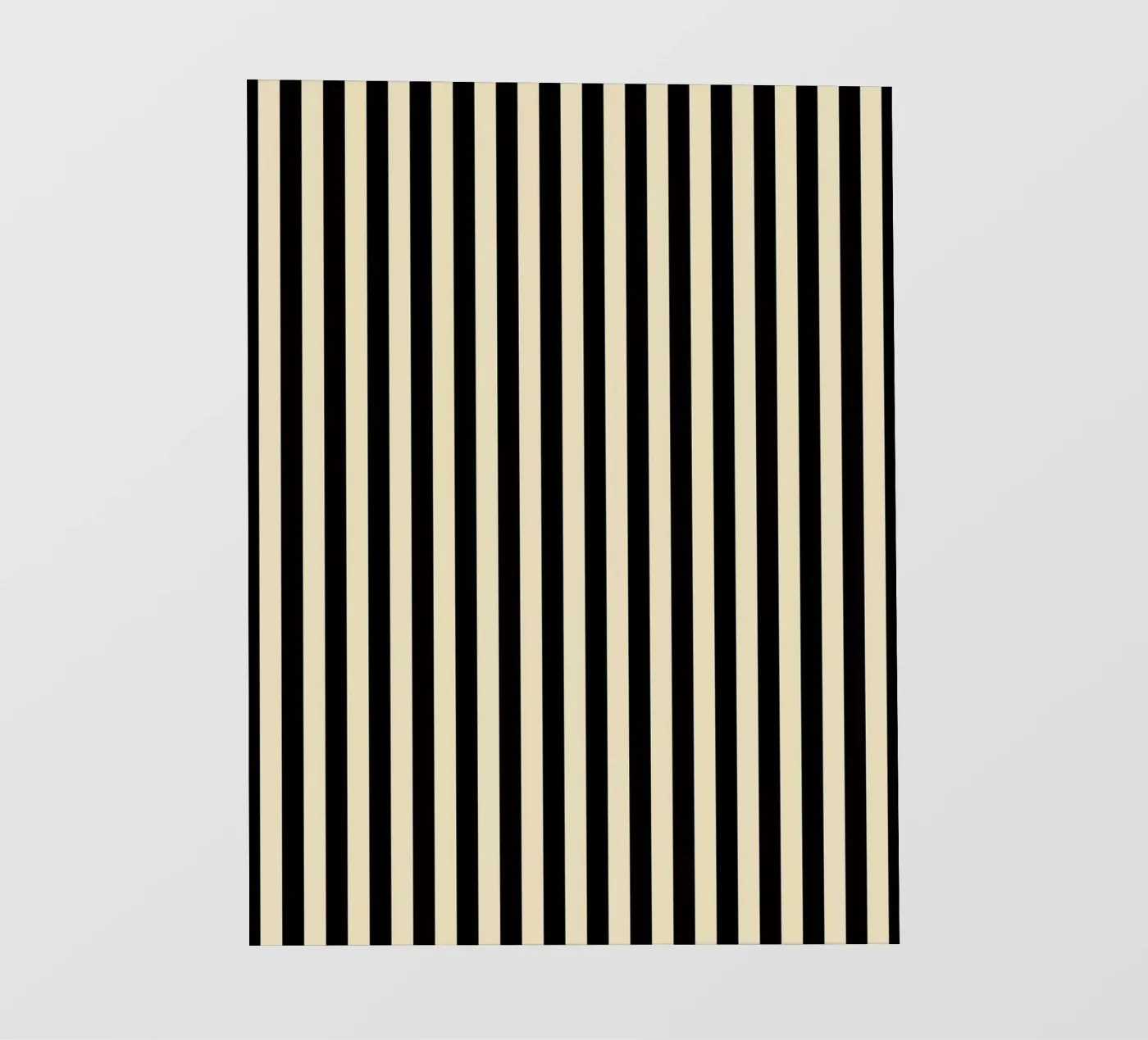 Minimal Basic Bold Stripes | Black and Beige film rétro-éclairé de Beauty in Simplicity