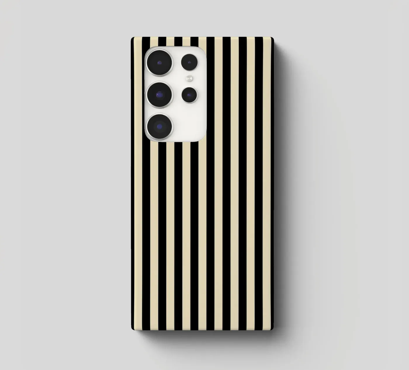 Minimal Basic Bold Stripes | Nero e Beige cover samsung da Beauty in Simplicity