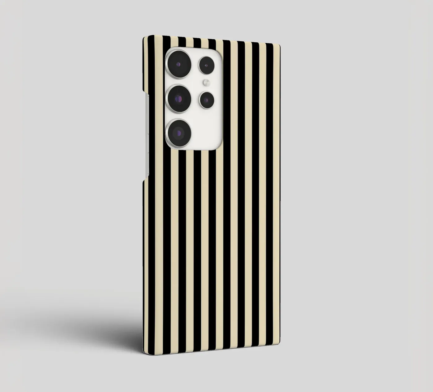 Minimal Basic Bold Stripes | Nero e Beige cover samsung da Beauty in Simplicity