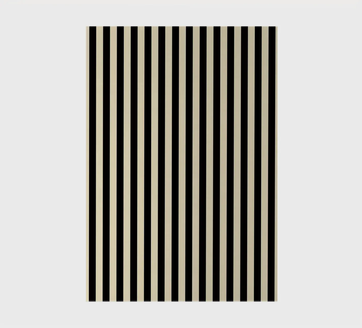 Minimal Basic Bold Stripes | Nero e Beige quaderno da Beauty in Simplicity