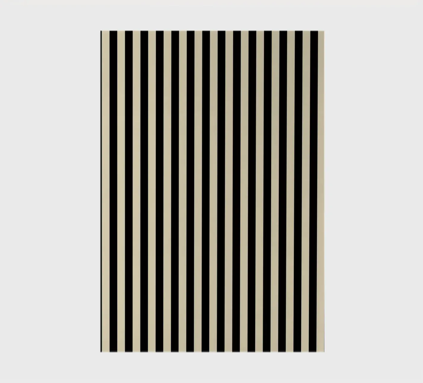 Minimal Basic Bold Stripes | Nero e Beige quaderno da Beauty in Simplicity